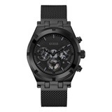 Reloj Guess Gw0582g3 Continental Caballero Negro