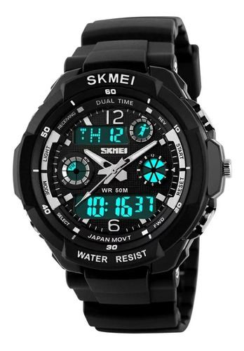 Reloj Skmei Hombre S- Shock Analógico Digital Luz Led 