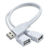 Cable De Puerto Usb Dual Vrllinking, Usb Macho A 2 Usb Hembr