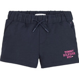 Shorts Tommy Hilfiger Con Logo Bordado Tiro Medio Para Niña