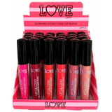 Brillo Labial Love Crazy Con Aplicador 24 Hs (caja X 24)