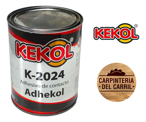 Adhesivo Cemento Contacto K2024 750g Adhekol Tolueno Kekol