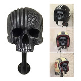 1 Soporte De Casco De Calavera De Motocicleta Soporte De