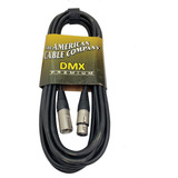 Cable De Señal Dmx Xlr A Xlr 6mt 20p Dmx-20 American Cable