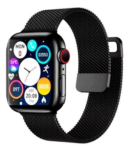 Smartwatch Genérico Táctil 1.74 At8 Bluetooth Negro