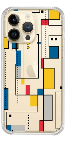 Capinha Compativel Modelos iPhone Abstrato Colorido 0096