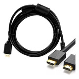 Cabo Hdmi Adaptor 2m 1.4 3d 1080p Pc Tv Notebook Full Hd