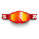 Googles Motocross De Tácticas Ajustables Para Sport Gafas Lente Mismo Color Armazón Rojo