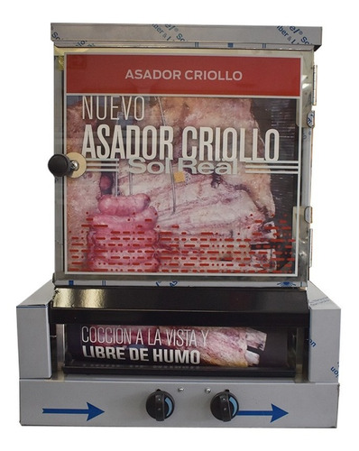 Parrilla Asador Criollo Mini Sol Real Acm Sin Humo