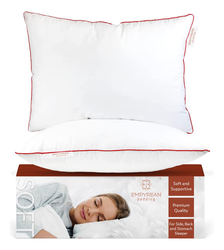 Empyrean Bedding Almohadas De Cama Para Dormir, Juego De 2 A