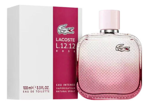 Lacoste L.12.12 Rose Eau Intense Edt 100ml Silk Perfumes