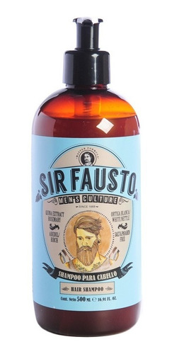 Sir Fausto Men´s Shampoo Engrosador Sin Sulfato 500ml Local