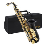 Saxofón Alto E Flat Saxofón Negro Para Principiantes Saxofón