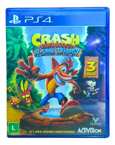 Jogo Crash Bandicoot N Sane Trilogy Ps4