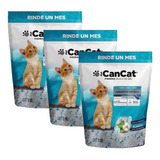 Cancat Piedra Silica Gel Clásica 3,8 L 3 Unidades Sanitarias