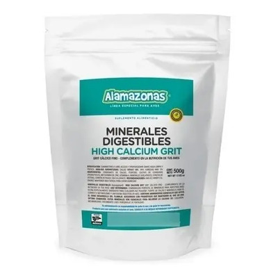 Minerales Digestibles High Calcium Grit Calcio 500g Aves | MercadoLibre
