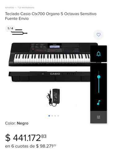 Órgano Casio