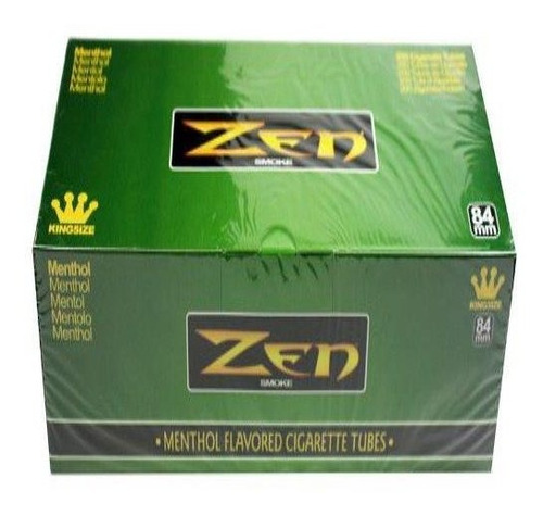 Tubos Cigarrillo Mentolado Zen King Size 200ct