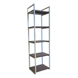 Biblioteca Estanteria Estilo Industrial Melamina 45x34x160h