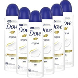 Desodorante Dove Aerosol Original  6 Unidades - 150 Ml