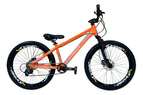 Bicicleta Viking Tuff X-30 Aluminio Laranja Wheeling