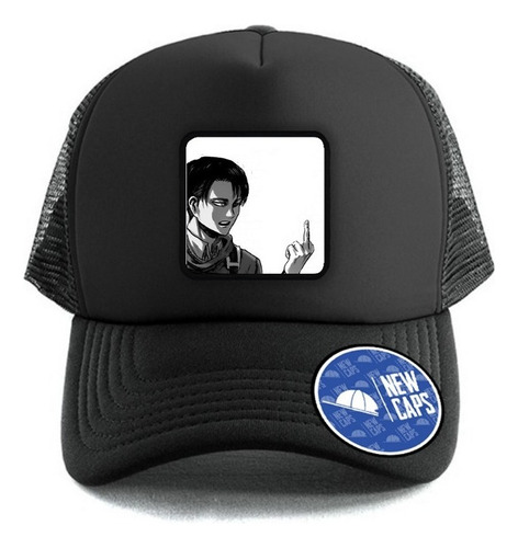 Gorra Trucker Levi Shingeki No Kyoji Anime Manga #a39