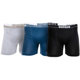 Boxer Dufour 3 Unidades (tres) Algodon Con Lycra Be Yourself