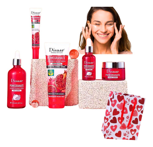 Súper Kit Cuidado Facial Skincare Crema Serúm Loción- Disaar