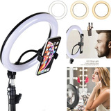 Aro De Luz Led Foto Regulable Led 26 Cm Soporte Tiktok