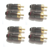 8 Plugs Rca Pre Amplificador Home Theater Receiver Mix