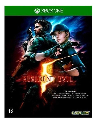 Resident Evil 5  Standard Capcom Xbox 25 Dígitos