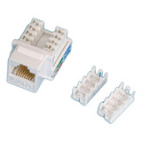 Jack Hembra Rj45 Cat.6 Cat 6 Cat6 Cable Utp Red X 10u Htec