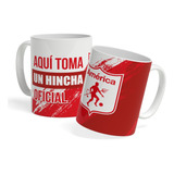 Mug América De Cali Hincha Oficial + Caja Personalizada