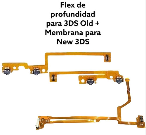 Membranas Lyr Zlyzr New 3ds/xl + Flex De Profundidad 3ds Old