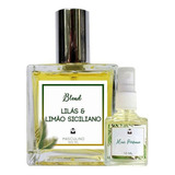 Perfume Masculino Lilás E Limão Siciliano 100ml+mini Perfume