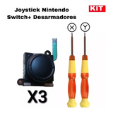 3 Joystick Nintendo Switch + Desarmadores