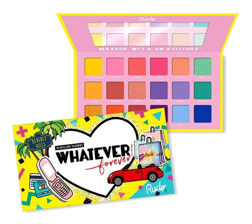 Paleta De Sombras Whatever De Rude Cosmetics