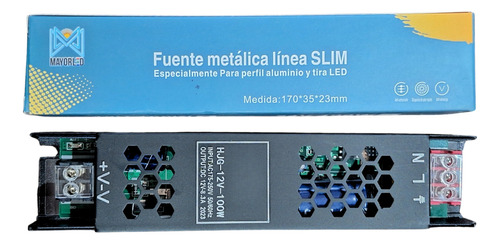 Fuente Switching 12v 8.3a Metal Ultrafina Tira Led 100w