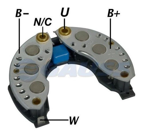 Plaqueta Alternador Renault T/valeo Pos.der.-