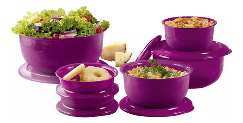 Tupperware Kit Tigela Cristal Policarbonato Resistente Pda