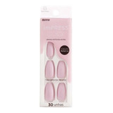 Unhas Postiças Impress Color Bailarina French Lavender 1un