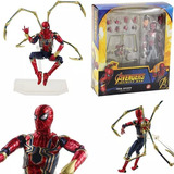 Figura De Acción Avengers Iron Spider Man Mafex 081 Modelo T