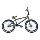 Bicicleta Gorila Bmx R20 Kombat Kamuflaje Mid Rojo Trucos