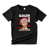 Camisa Camiseta Jujutsu Kaisen Sukuna Anime Mangá Ref 1709