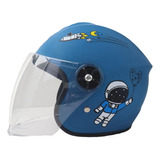 Casco Con Abertura Eléctrica P/motocicleta, Scooter P/niños