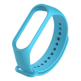 Malla Pulsera Silicona Reemplazo Para Xiaomi Mi Band 5 / 6 Color Celeste