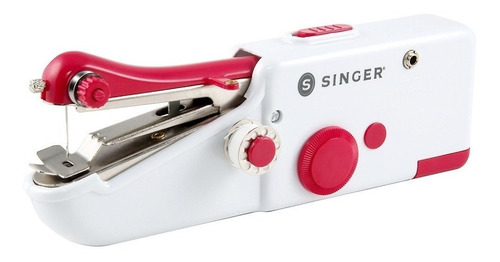 Máquina Coser Singer Stitch Sew Quick Portable Blanca Y Roja