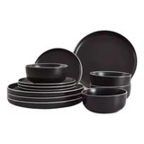 Set Vajilla Sakura Porcelana 18 Unidades 6 Personas Platos