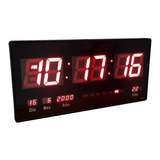 Reloj Digital, Alarma, Sensor Detemperatura Display Rojo