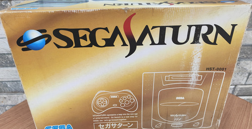 Sega Saturn Na Caixa Controle + Mem. Card + Manual